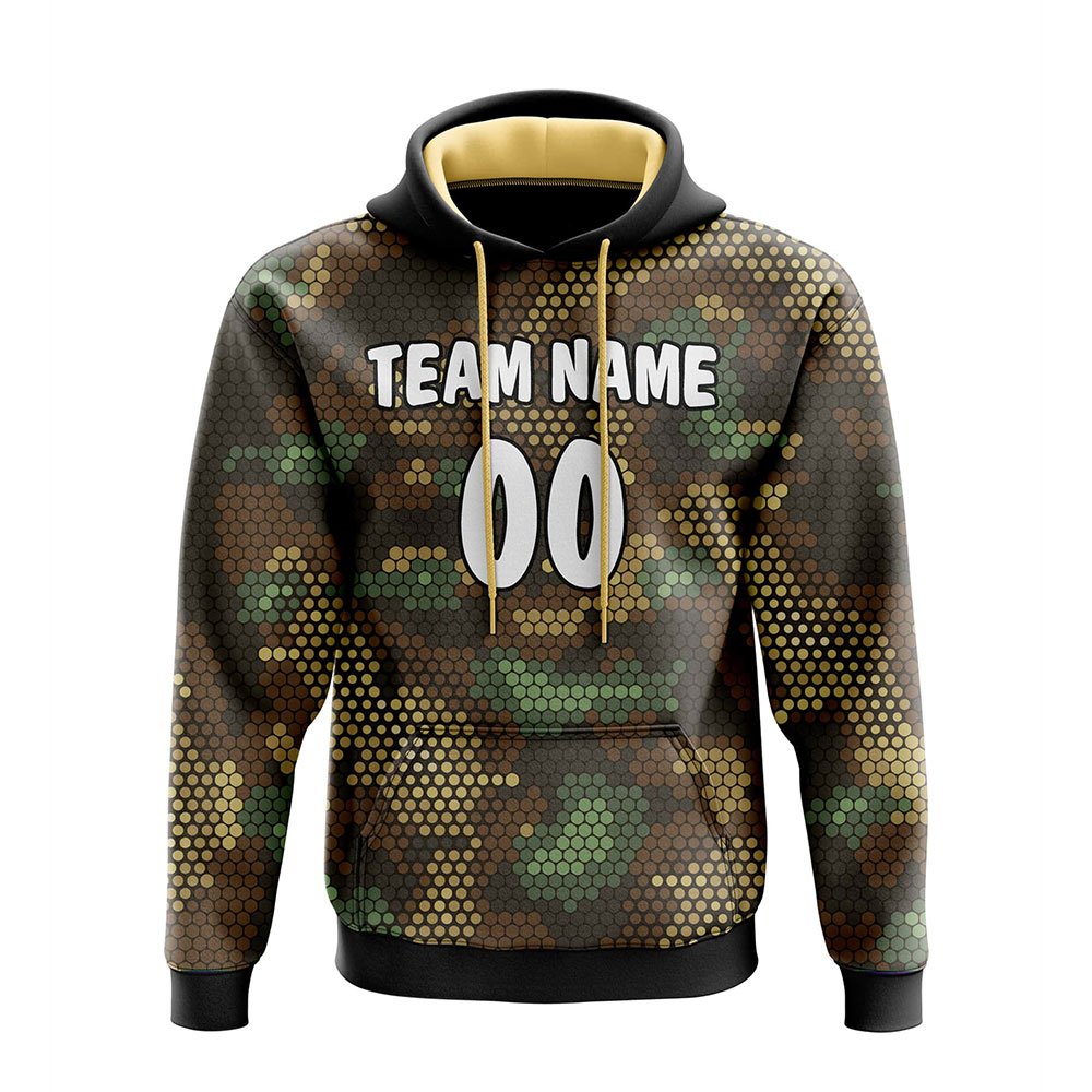 Custom Sublimated Hoodie with All Over Print