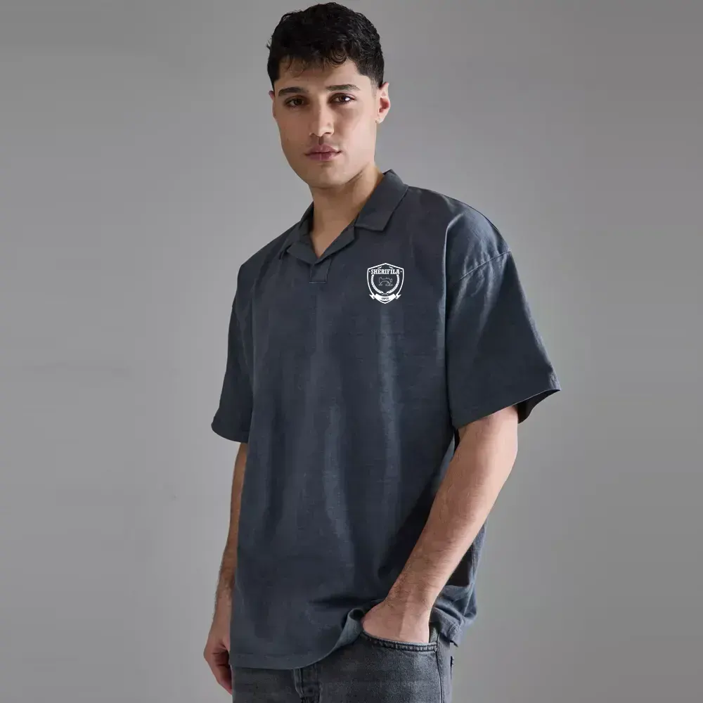 Oversized Revere Wash Polo